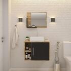 Conjunto Balcão C/cuba Q32 E Espelheira Soft 600