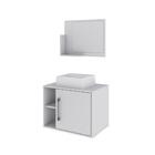 Conjunto Balcão C/cuba Q32 E Espelheira Soft 600