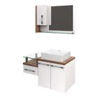 Conjunto Balcão C/cuba Q39 E Espelheira Legno 830