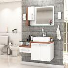 Conjunto Balcão C/cuba Q39 E Espelheira Legno 830