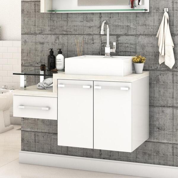 Conjunto Balcão C/cuba Q39 Legno 830