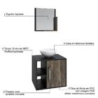 Conjunto Balcão C/cuba R30 E Espelheira Soft 500