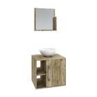 Conjunto Balcão C/cuba R30 E Espelheira Soft 500