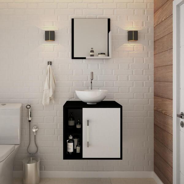 Conjunto Balcão C/cuba R30 E Espelheira Soft 500