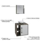 Conjunto Balcão C/cuba R30 E Espelheira Soft 500