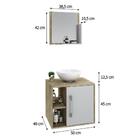 Conjunto Balcão C/cuba R30 E Espelheira Soft 500