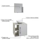 Conjunto Balcão C/cuba R30 E Espelheira Soft 500