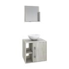 Conjunto Balcão C/cuba R30 E Espelheira Soft 500