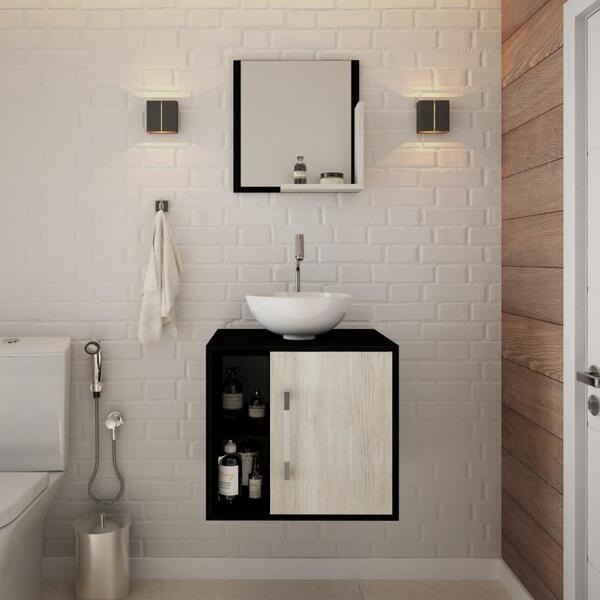 Conjunto Balcão C/cuba R30 E Espelheira Soft 500