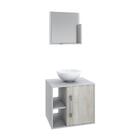 Conjunto Balcão C/cuba R30 E Espelheira Soft 500