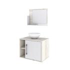 Conjunto Balcão C/cuba R30 E Espelheira Soft 600