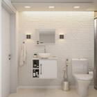 Conjunto Balcão C/cuba R30 E Espelheira Soft 600