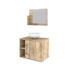 Conjunto Balcão C/cuba R30 E Espelheira Soft 600