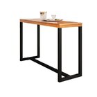 Conjunto Balcão Com 4 Banquetas Mônaco Preto