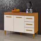 Conjunto Balcão Com Tampo 2 Portas 3 Gavetas E 2 Armários Aér