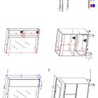 Conjunto Balcão De Banheiro S/ Pia Malibu 3 Portas 1 Gaveta C