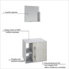 Conjunto Balcão E Espelheira Soft 500 Perffect Acetinado