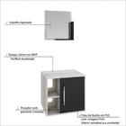 Conjunto Balcão E Espelheira Soft 500 Perffect Acetinado