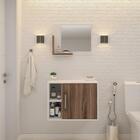 Conjunto Balcão E Espelheira Soft 600 Perffect Acetinado