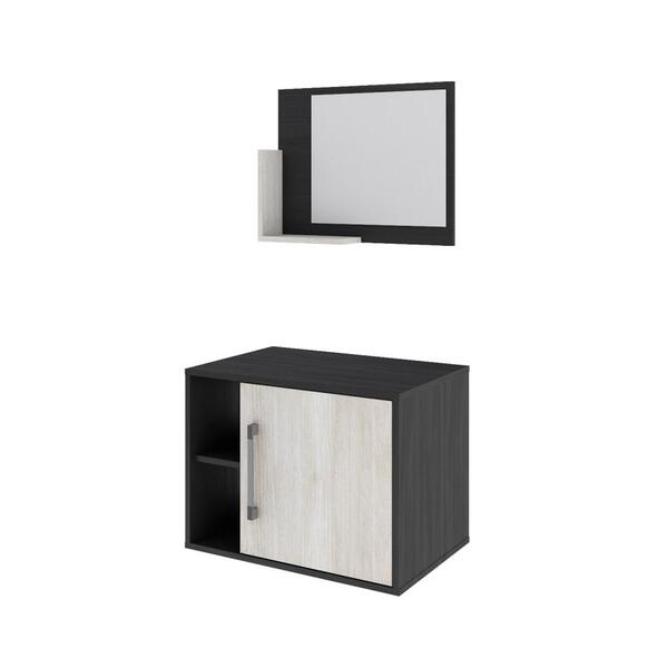 Conjunto Balcão E Espelheira Soft 600 Perffect Acetinado