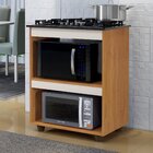 Conjunto Balcão Para Cooktop 4 Bocas 2 Nichos E 2 Armários Aé