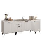 Conjunto Balcões Miami Light Carraro Branco