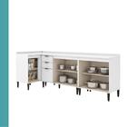 Conjunto Balcões Miami Light Carraro Branco