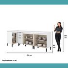 Conjunto Balcões Miami Light Carraro Branco