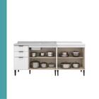 Conjunto Balcões Miami Mood Carraro Branco