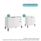 Conjunto Balcões Miami Mood Carraro Branco