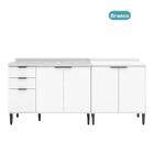 Conjunto Balcões Miami Mood Carraro Branco