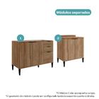 Conjunto Balcões Miami Point Carraro Freijó