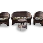 Conjunto Bali - 1 Sofá 2 L + 2 Poltronas + 1 Mesa Centro - Bú