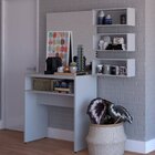 Conjunto Balin 1 Aparador E 3 Nichos  Cinza