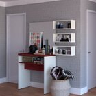 Conjunto Balin 1 Aparador E 3 Nichos Bramov Móveis Branco E B