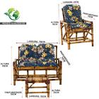 Conjunto Bambu Namoradeira, 4 Lugares E Mesa Centro, T5