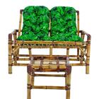 Conjunto Bambu Namoradeira, 4 Lugares E Mesa Centro, T9