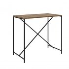Conjunto Bancada 4 Banquetas Estilo Industrial Steel Quadra A