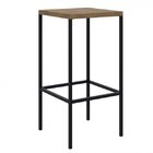 Conjunto Bancada 4 Banquetas Estilo Industrial Steel Quadra A