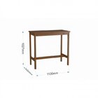 Conjunto Bancada Bistrô Com 2 Banquetas Madeira Maciça