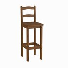 Conjunto Bancada Bistrô Com 2 Banquetas Madeira Maciça