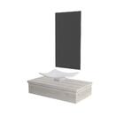 Conjunto Bancada C/cuba F44 E Espelheira Metrópole 801