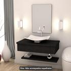 Conjunto Bancada C/cuba F44 E Prateleira Metrópole 805