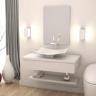 Conjunto Bancada C/cuba F44 E Prateleira Metrópole 805