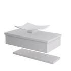 Conjunto Bancada C/cuba F44 E Prateleira Metrópole 805