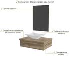 Conjunto Bancada C/cuba L38 E Espelheira Metrópole 601