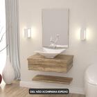 Conjunto Bancada C/cuba L38 E Prateleira Metrópole 605