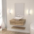 Conjunto Bancada C/cuba L38 E Prateleira Metrópole 605