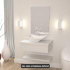 Conjunto Bancada C/cuba L38 E Prateleira Metrópole 605