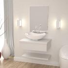 Conjunto Bancada C/cuba L42 E Prateleira Metrópole 605